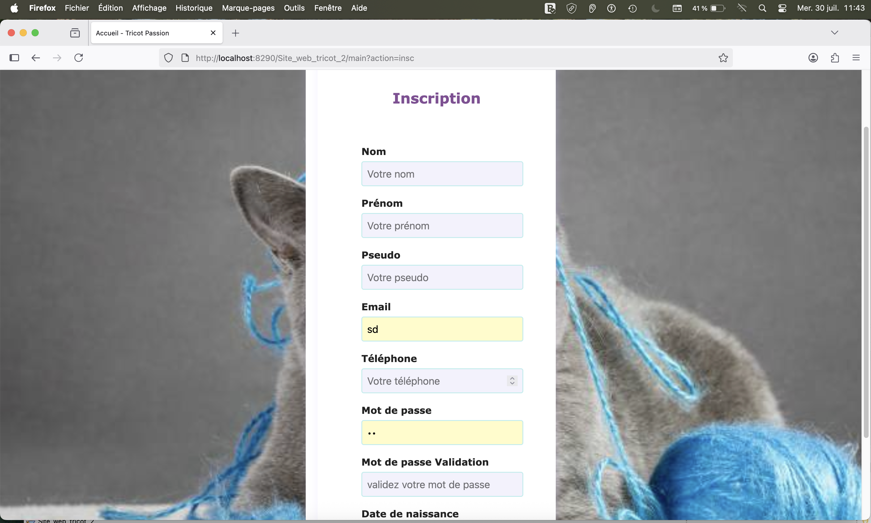 Projet Site Web Dynamique